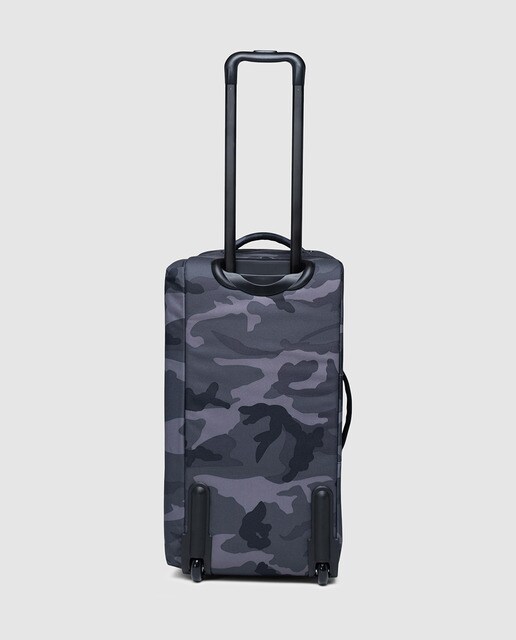Maleta mediana, WHEELIE OUTFITTER,, blanda azul camuflaje, con capacidad 70 L