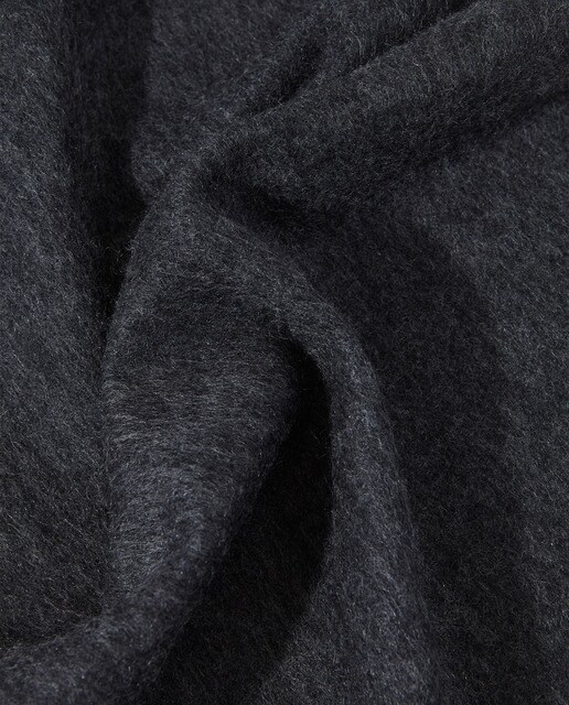 Bufanda de hombre en 100 % cashmere de color gris marengo