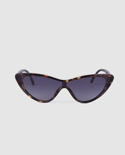 Gafas de sol de mujer Jo & Mr. Joe cat eye de lente única en gris degradado