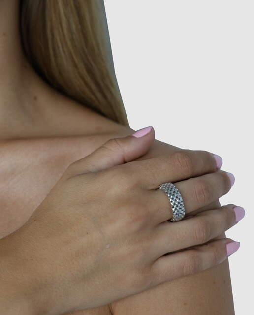 Anillo Alexandra Plata Sunset de plata flexible