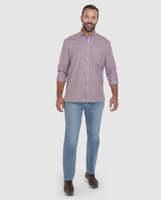 Jeans custom azuis de homem tamanhos grandes