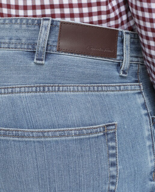 Jeans custom azuis de homem tamanhos grandes