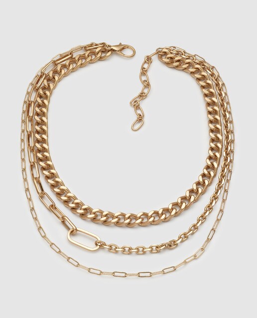 Collar El Corte Inglés Neo Classic Chains cadenas dorado