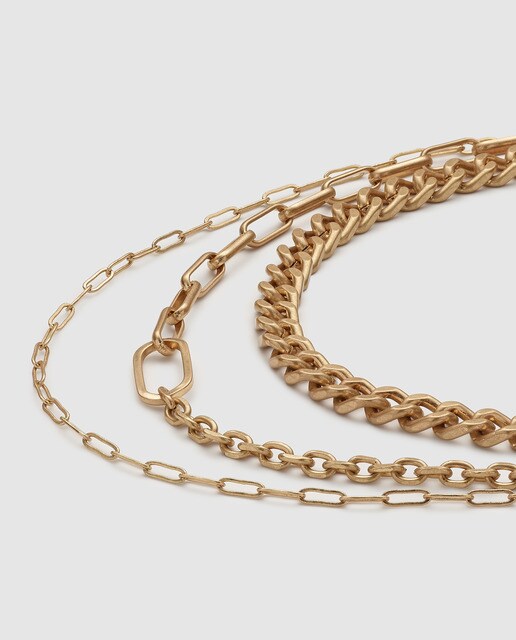 Collar El Corte Inglés Neo Classic Chains cadenas dorado