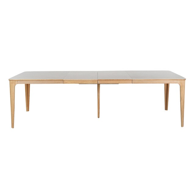 Mesa de comedor extensible de roble y cerámica Babylon El Corte Inglés
