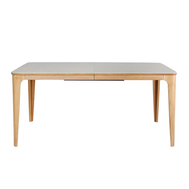 Mesa de comedor extensible de roble y cerámica Babylon El Corte Inglés