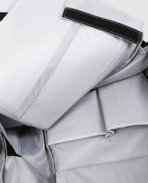 Mochila unissexo cinzenta com porta USB e espaço para portátil