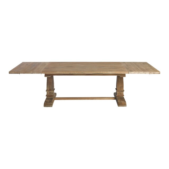 Mesa de comedor extensible de roble Vintage
