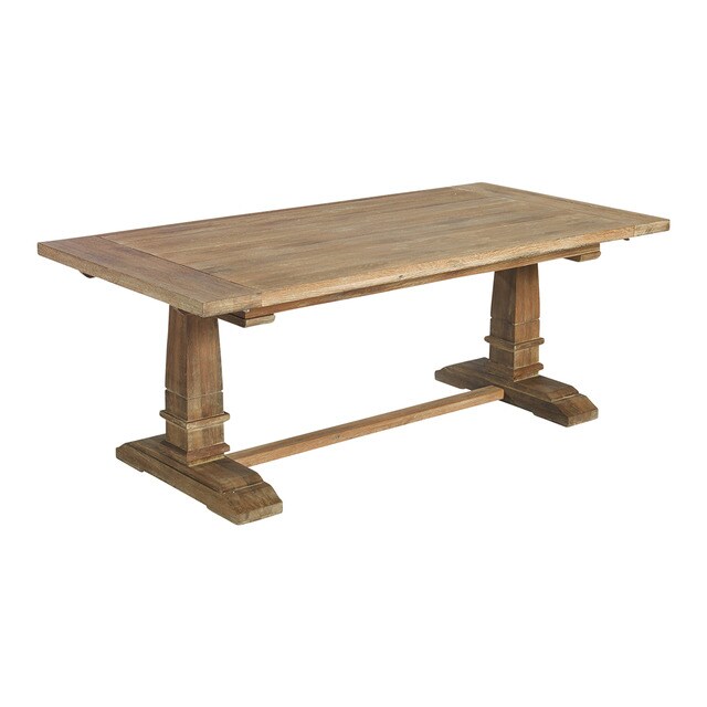 Mesa de comedor extensible de roble Vintage