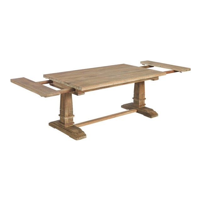 Mesa de comedor extensible de roble Vintage