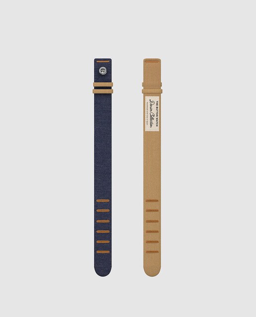 Correa de hombre Button Watch Montana textil denim