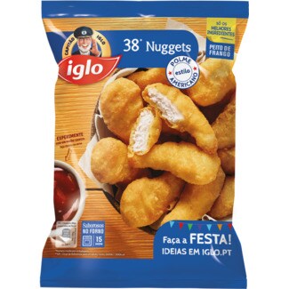 Iglo 38 Nuggets de Frango embalagem 697 g