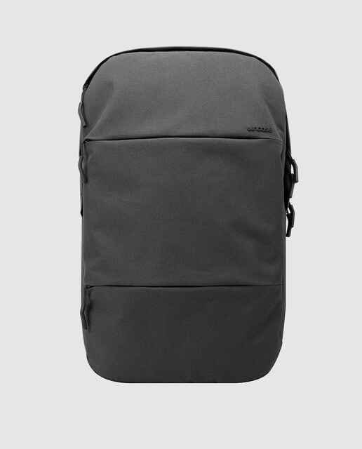 Mochila de homem Incase preta com fecho de correr