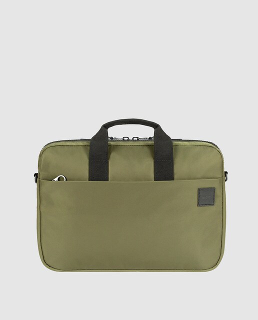 Mochila de homem Incase verde com fecho de correr