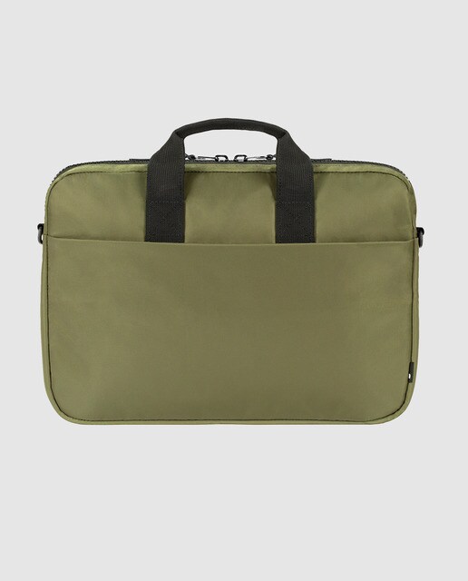 Mochila de homem Incase verde com fecho de correr