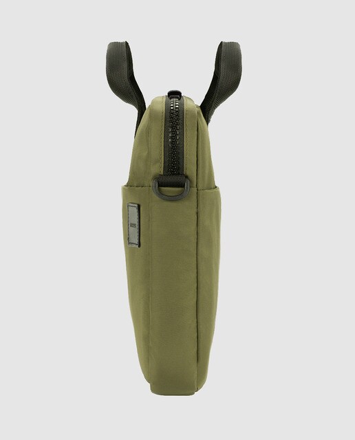 Mochila de homem Incase verde com fecho de correr