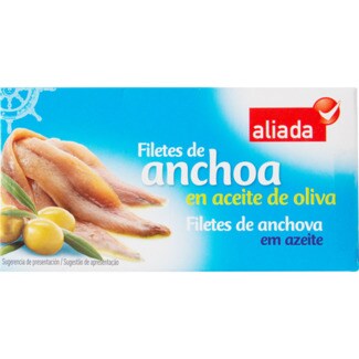 Aliada Filetes de Anchova em Azeite lata 29 g
