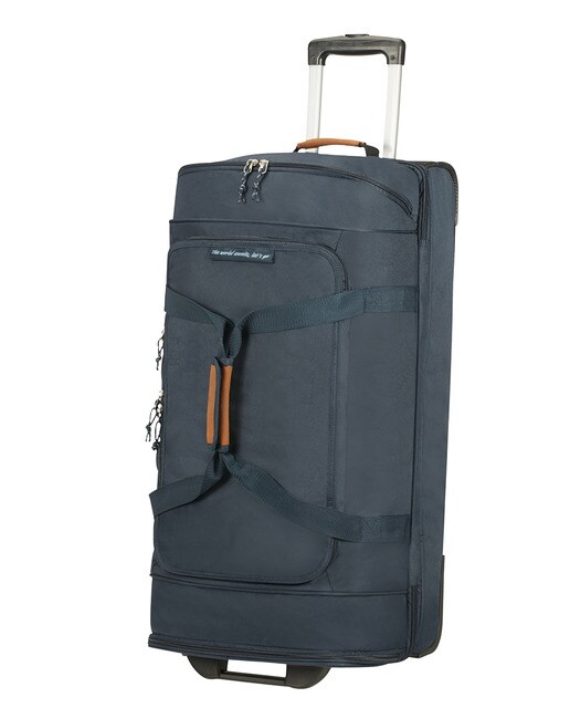 Trolley grande ALLTRAIL flexível azul-marinho, com capacidade para 95,5 L