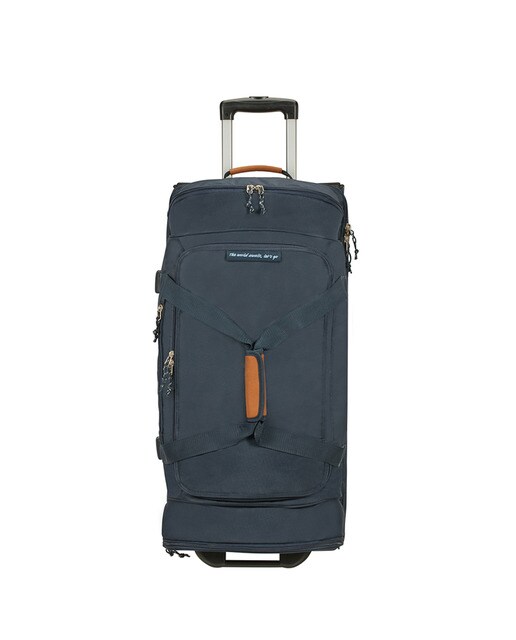 Trolley grande ALLTRAIL flexível azul-marinho, com capacidade para 95,5 L