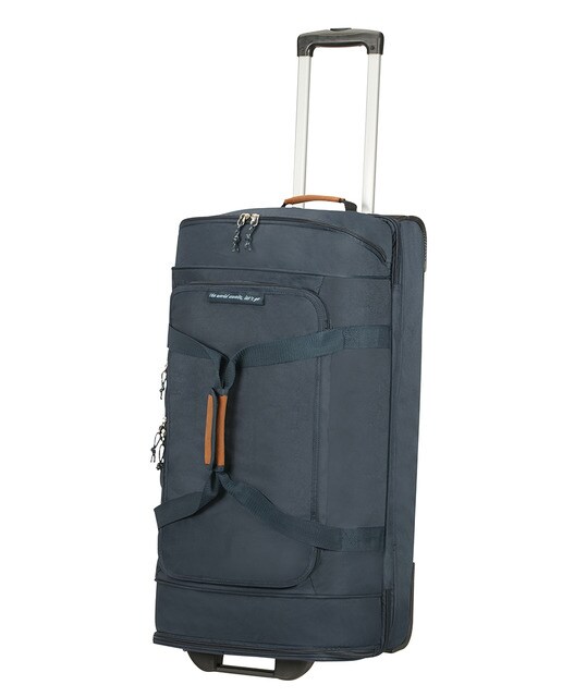 Trolley grande ALLTRAIL flexível azul-marinho, com capacidade para 95,5 L