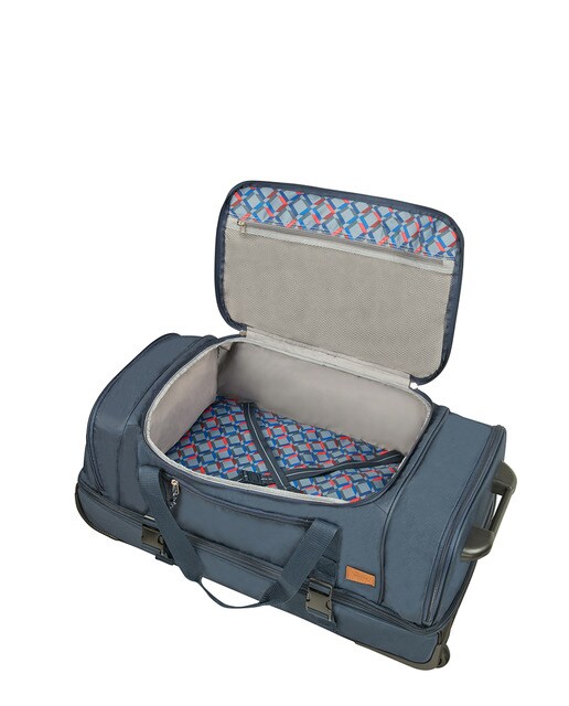 Trolley grande ALLTRAIL flexível azul-marinho, com capacidade para 95,5 L