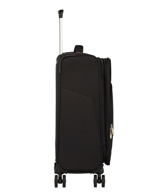 Trolley de cabine expansível SUMMERFUNK flexível preto, com capacidade até 46 L