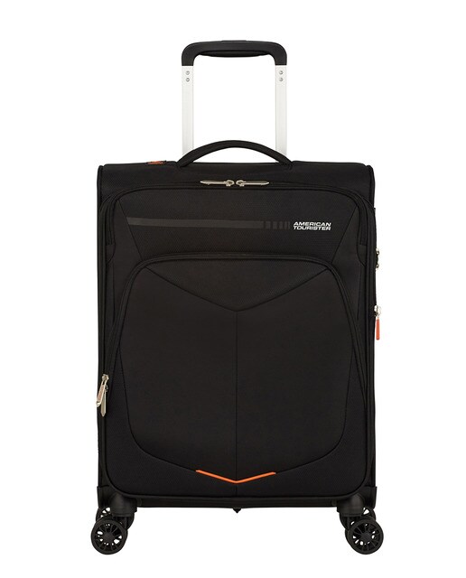 Trolley de cabine expansível SUMMERFUNK flexível preto, com capacidade até 46 L