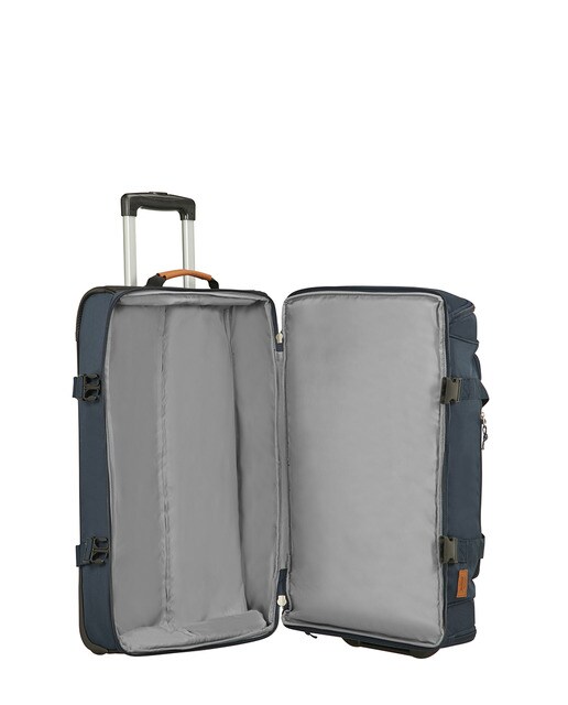 Trolley médio ALLTRAIL flexível azul-marinho, com capacidade para 75,5 L
