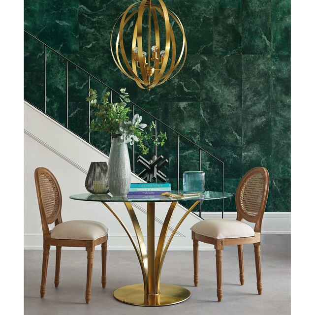 Mesa de comedor de cristal redonda Florida El Corte Inglés