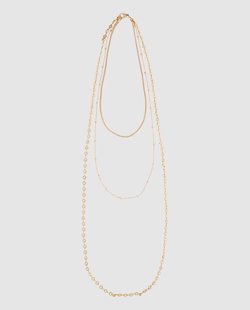 Collar El Corte Inglés Neo Classic Chains dorado
