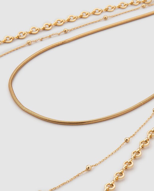 Collar El Corte Inglés Neo Classic Chains dorado