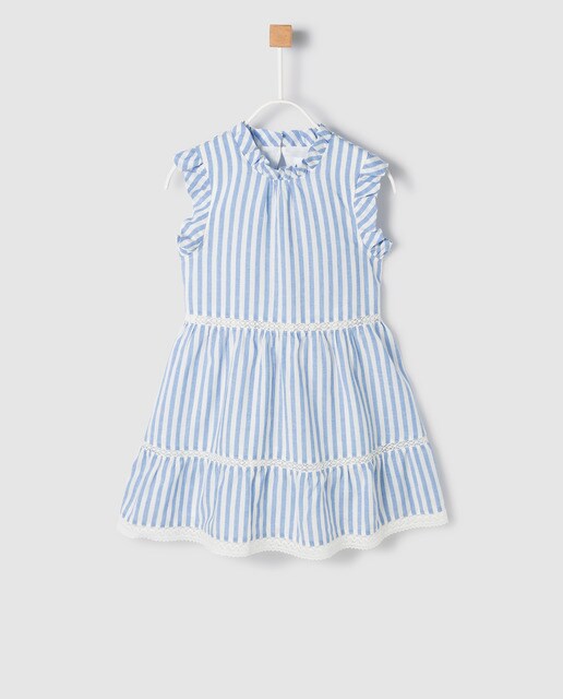 vestido riscas azul e branco