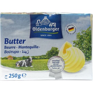 Oldenburguer Manteiga sem Sal embalagem 250 g