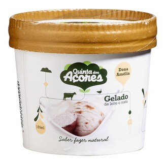 Quinta dos Açores Gelado Dona Amélia de Leite e Nata embalagem 150 ml
