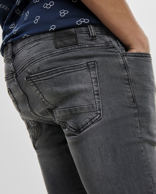 Vaquero de hombre Only & Sons slim gris