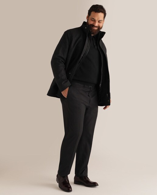 Pantalón de hombre Emidio Tucci classic de vestir azul tallas grandes