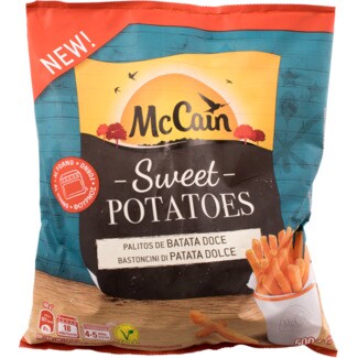 Mccain Palitos de Batata Doce embalagem 500 g