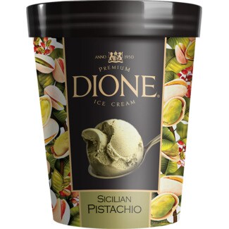 Dione Gelado de Pistacho embalagem 500 ml