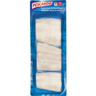 Pescanova Supremas de Bacalhau embalagem 400 g