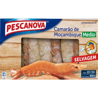 Pescanova Camarão 22/34 Unidades embalagem 400 g