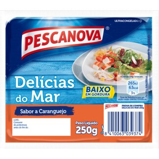 Pescanova Delícias do Mar sem Glúten embalagem 250 g