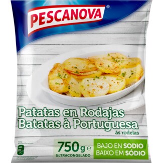 Pescanova Batatas à Portuguesa em Rodelas embalagem 750 g