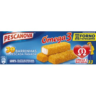 Pescanova Barrinhas de Pescada Ómega 3 embalagem 900 g