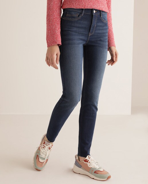 Jeans skinny push-up de mulher