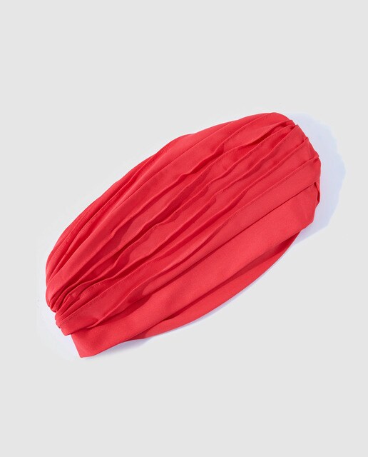 Turbante de mujer en color rojo