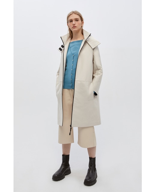 Chaqueta de punto de mujer lisa cuello pico