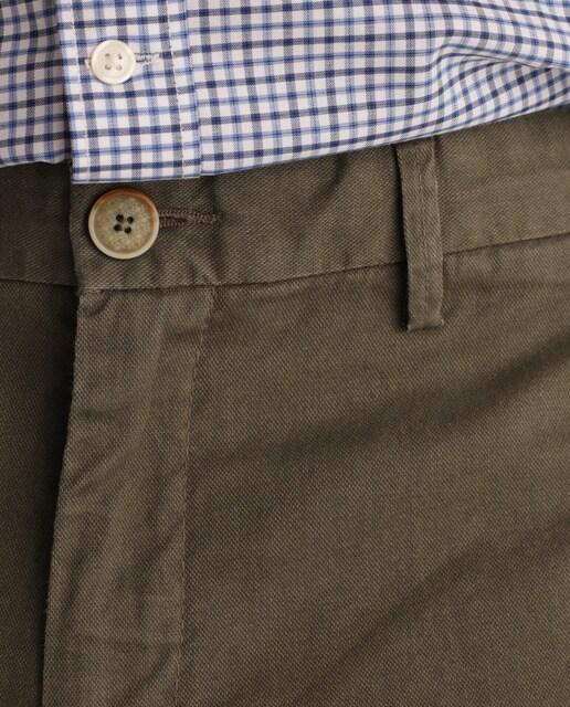 Chino de hombre regular kaki tallas grandes