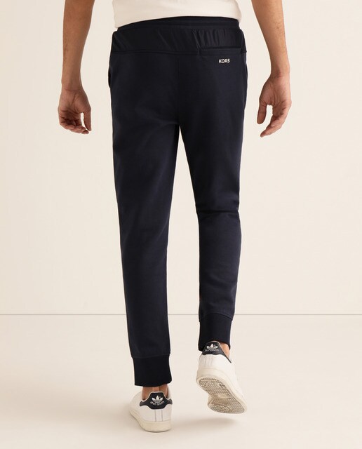 Calças sportswear slim azuis de homem