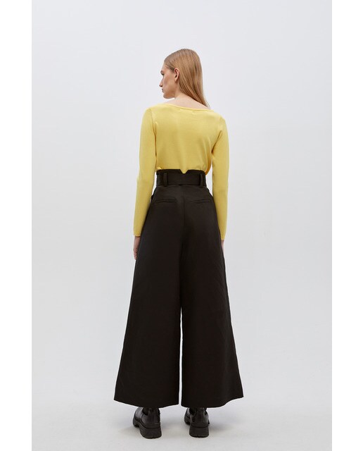 Jersey de mujer liso cuello barco