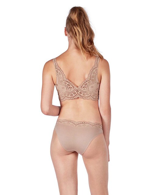 Bralette Nature Love de renda natural